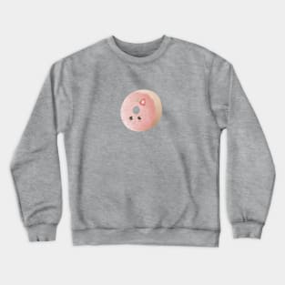 Pink Doughnut sticker Crewneck Sweatshirt